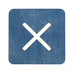 Kandiline tool / taburet, sinine