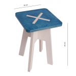 Kandiline tool / taburet, sinine