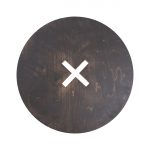 Round table, black