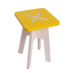 Square chair, yellow