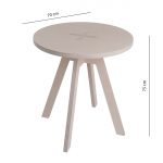 Round table, white