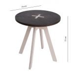 Round table, black