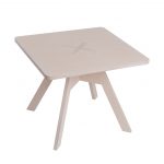 Small square table, white