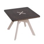 Small square table, black